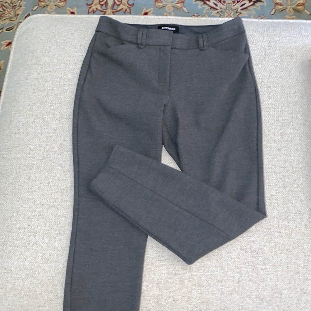 Express Grey Mid Rise Skinny ankle pant- 4s